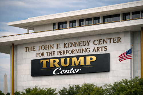 trump CANNOT rename the Kennedy Center